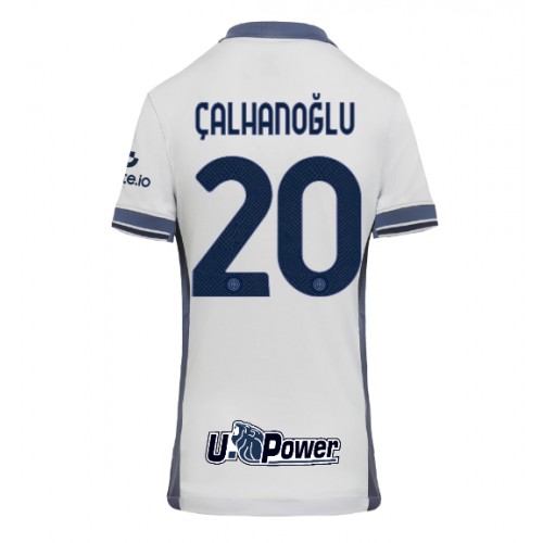 Dámy Fotbalový dres Inter Milan Hakan Calhanoglu #20 2024-25 Venkovní Krátký Rukáv